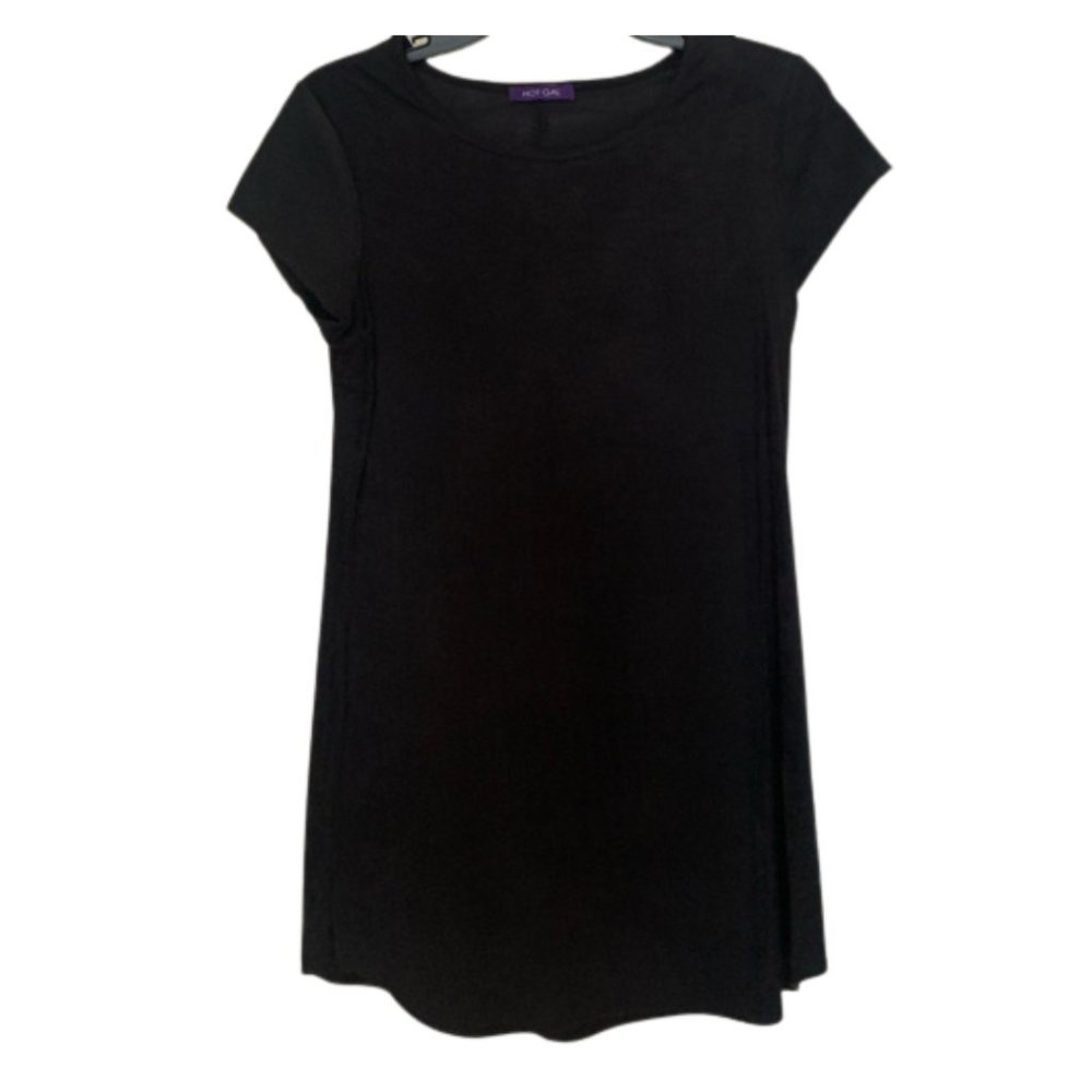 Black Velvet Mini Dress